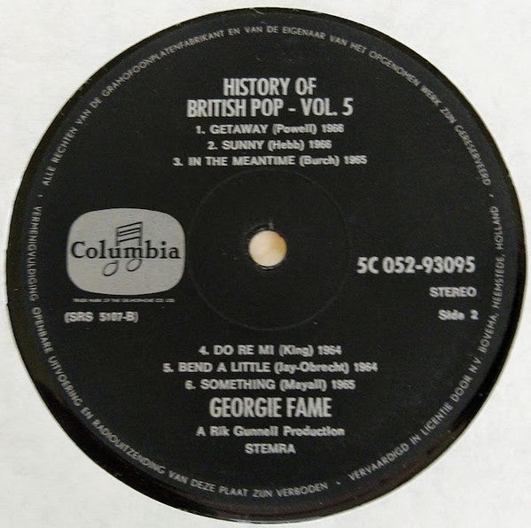 Georgie Fame : Georgie Fame (LP, Comp)