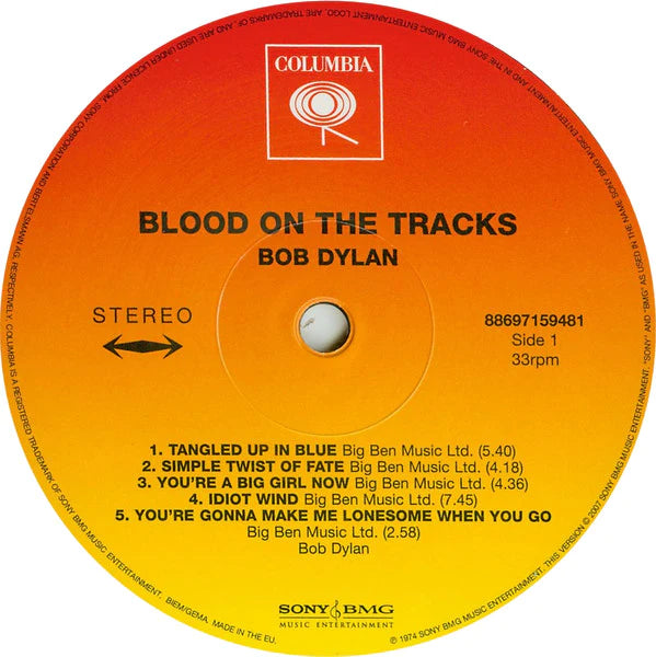 Bob Dylan - Blood On The Tracks (LP) - Discords.nl