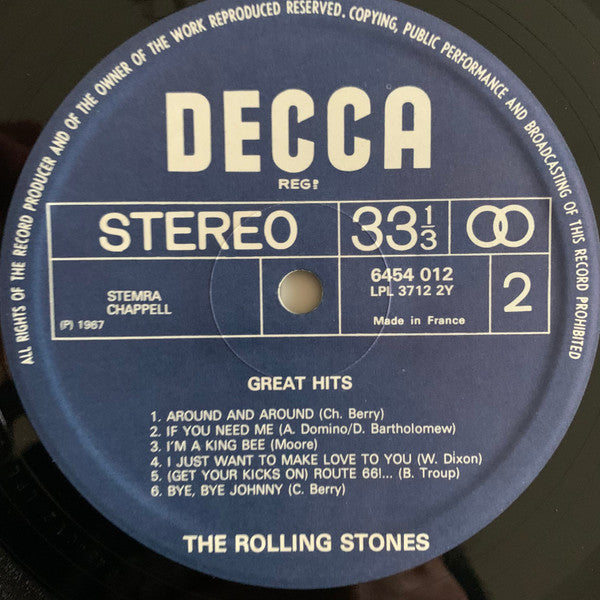 The Rolling Stones : Great Hits (LP, Comp)