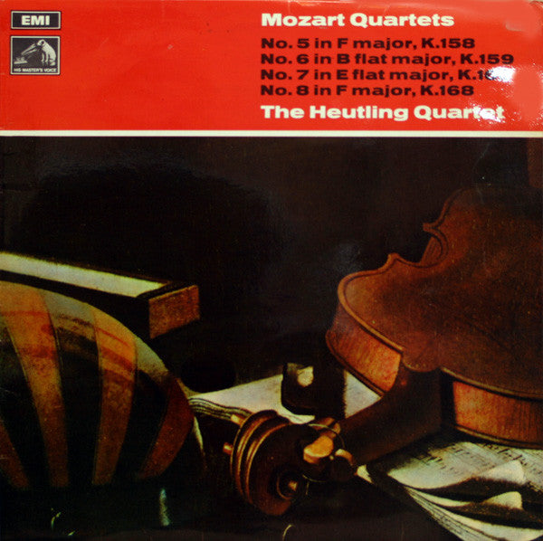 Mozart* - The Heutling Quartet* : Mozart Quartets Nos. 5, 6, 7, 8 (LP)