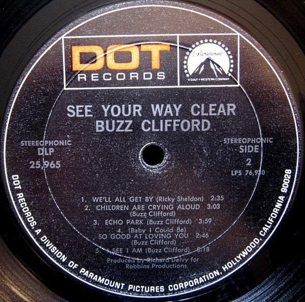 Buzz Clifford : See Your Way Clear (LP, Album)