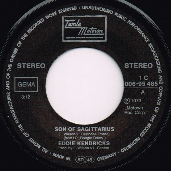 Eddie Kendricks : Son Of Sagittarius (7")