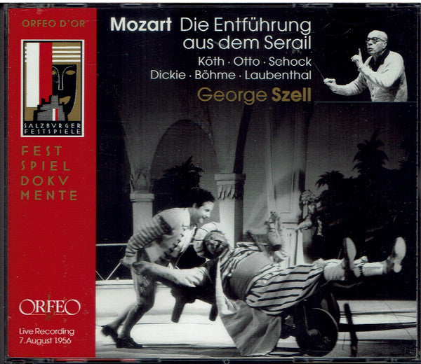 Wolfgang Amadeus Mozart Mozart George Szell : Die Entführung Aus Dem Serail (2xCD)