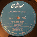 Nat King Cole : This Is Nat "King" Cole (LP, Album, Mono)