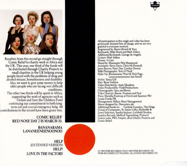 Bananarama / Lananeeneenoonoo : Help (CD, Single)