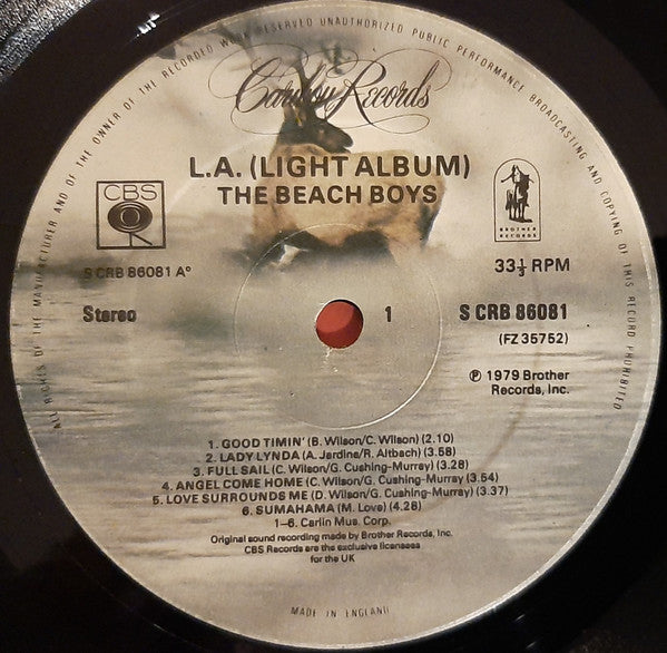 The Beach Boys : L.A. (Light Album) (LP, Album)