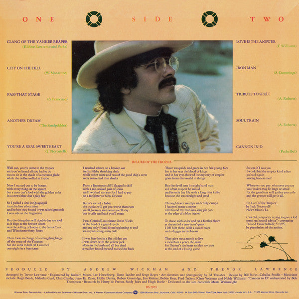 Van Dyke Parks : Clang Of The Yankee Reaper (LP, Album)