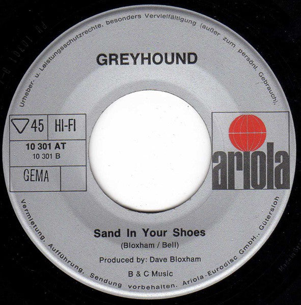 Greyhound (4) : Black And White (7", Single)