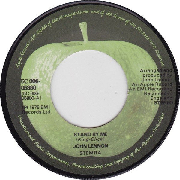 John Lennon : Stand By Me (7", Single)