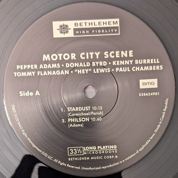 Pepper Adams, Donald Byrd : Motor City Scene (LP, Album, RE, 180)