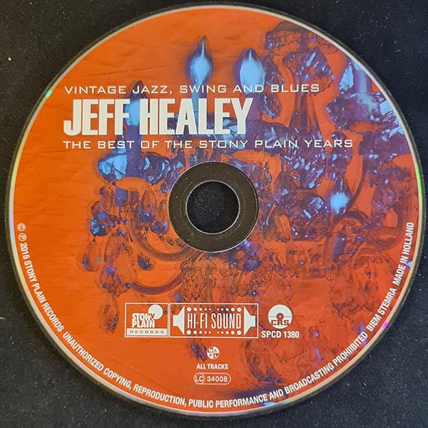 Jeff Healey : The Best Of The Stony Plain Years (CD, Comp, RM)