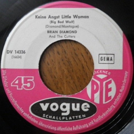 Brian Diamond & The Cutters : Keine Angst Little Woman (Big Bad Wolf) (7", Single)