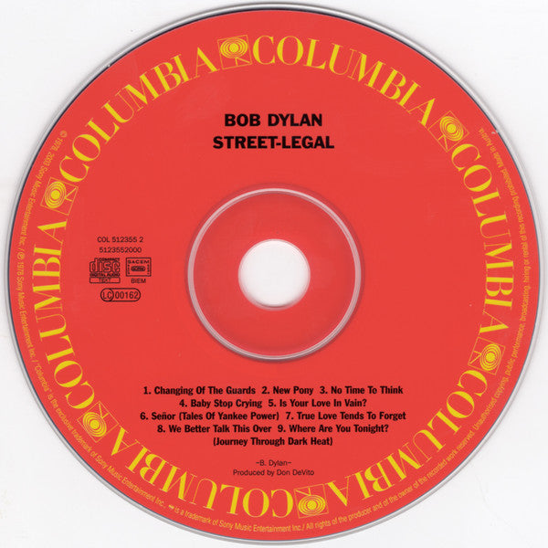 Bob Dylan : Street-Legal (CD, Album, RE, RM)