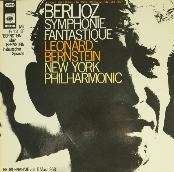 Berlioz* - Leonard Bernstein - New York Philharmonic* : Symphonie Fantastique (LP, Album + 7", EP)