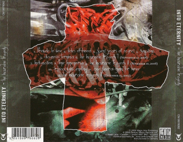 Into Eternity : The Incurable Tragedy (CD, Album)
