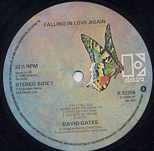 David Gates : Falling In Love Again (LP, Album)