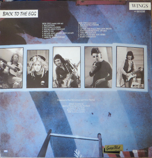 Wings (2) : Back To The Egg (LP, Album)