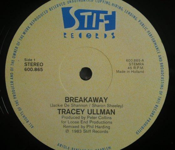 Tracey Ullman : Breakaway (Extended Remixed 12" Record) (12")