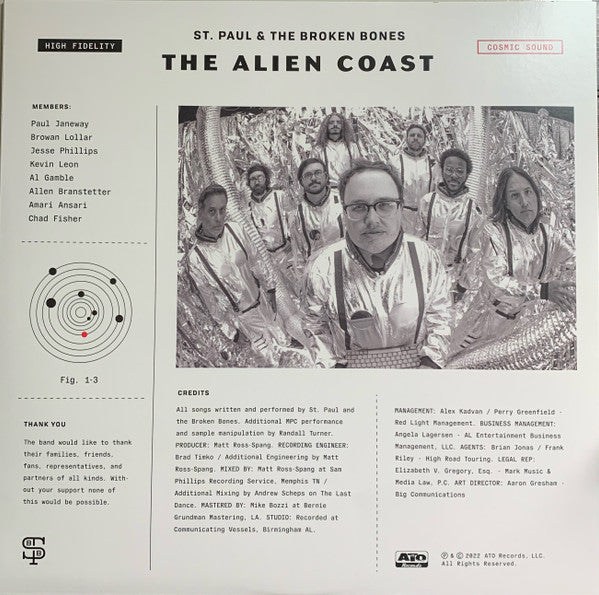 St. Paul & The Broken Bones : The Alien Coast (LP, Album, Dlx, Gho)