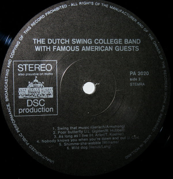 The Dutch Swing College Band & Teddy Wilson : Jazz Intimate (2xLP, Album, Gat)
