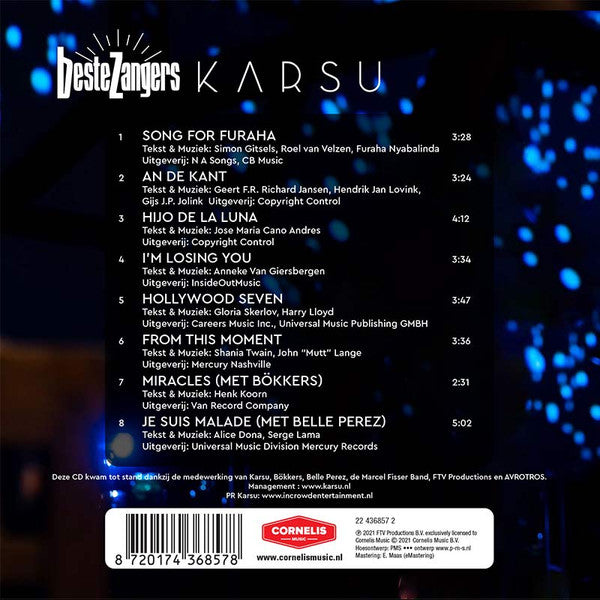 Karsu : Beste Zangers (CD, Album)
