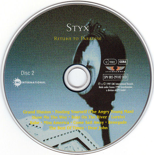 Styx : Return To Paradise (2xCD, Album)