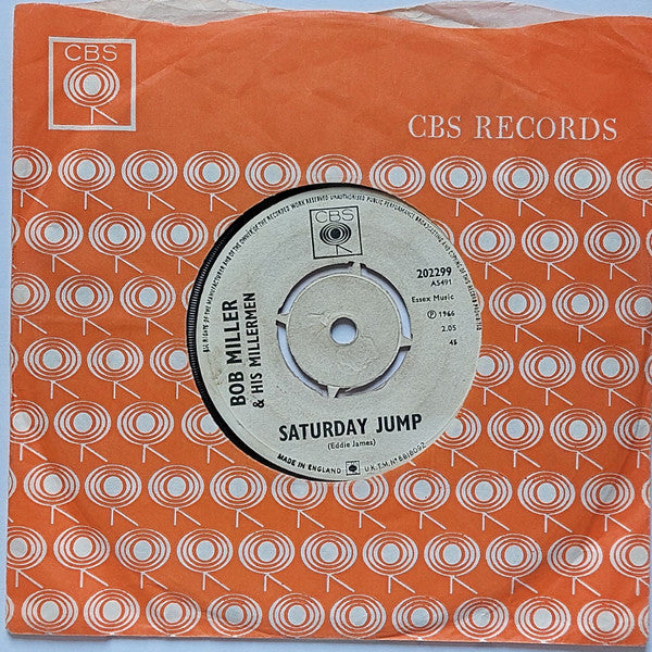 Bob Miller & The Millermen : No Goodbyes / Saturday Jump (7", Single, Promo)