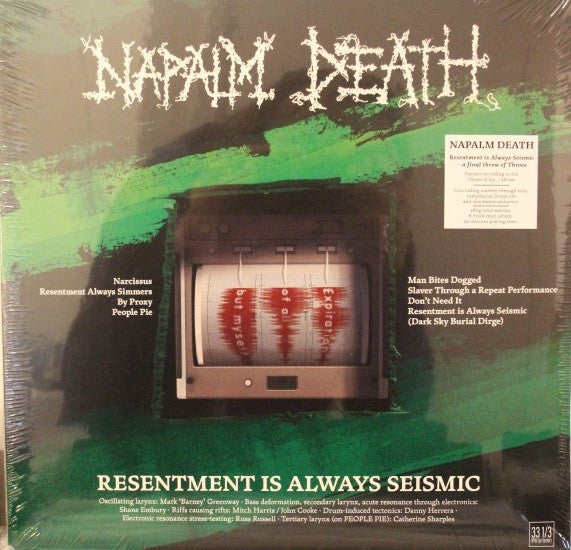 Napalm Death : Resentment Is Always Seismic – A Final Throw Of Throes (LP, MiniAlbum)