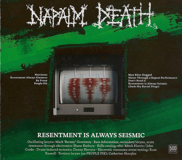 Napalm Death : Resentment Is Always Seismic – A Final Throw Of Throes (CD, MiniAlbum, Ltd, Dig)