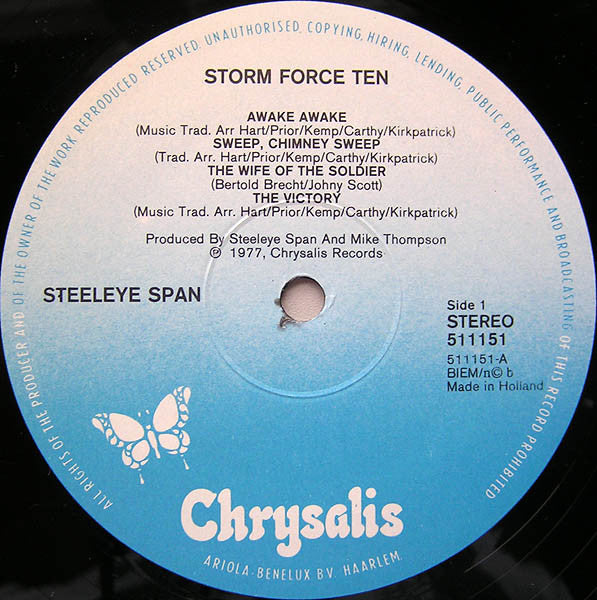 Steeleye Span : Storm Force Ten (LP, Album)