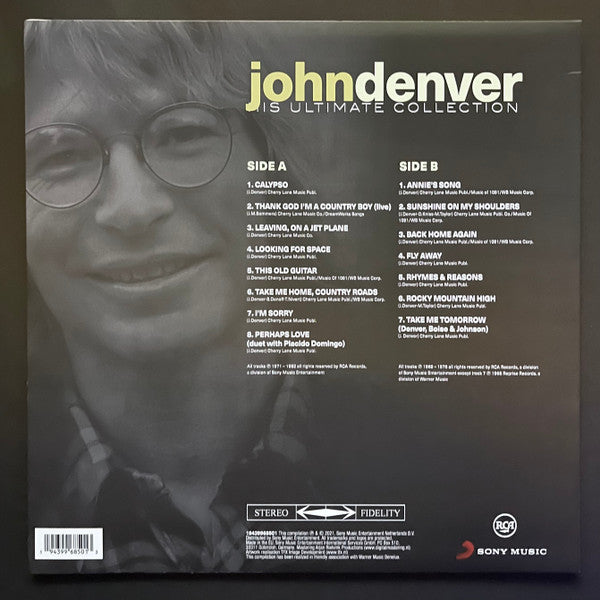 John Denver : His Ultimate Collection (LP, Comp, Ltd, Col)