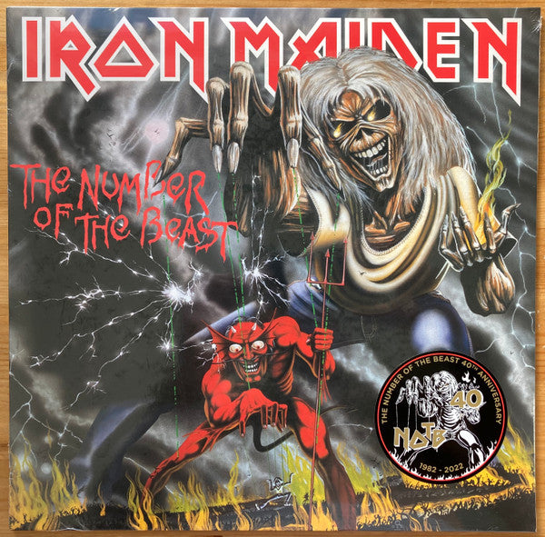 Iron Maiden : The Number Of The Beast (LP, Album, RE, 180)