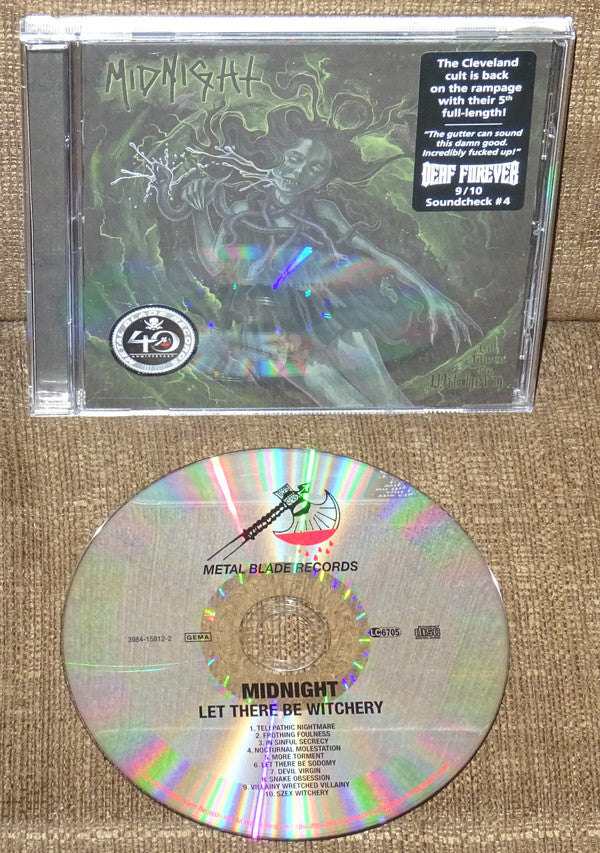 Midnight (9) : Let There Be Witchery (CD, Album)