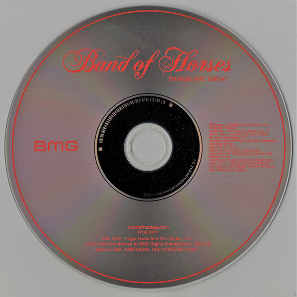 Band Of Horses : Things Are Great (CD, Album)