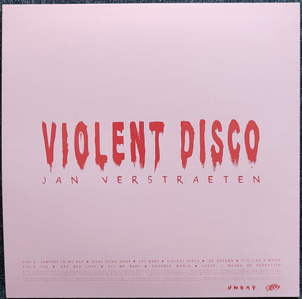 Jan Verstraeten : Violent Disco (LP, Album, Ltd, Red)