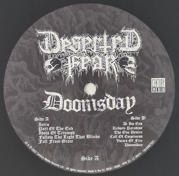 Deserted Fear : Doomsday (LP, Album, 180)