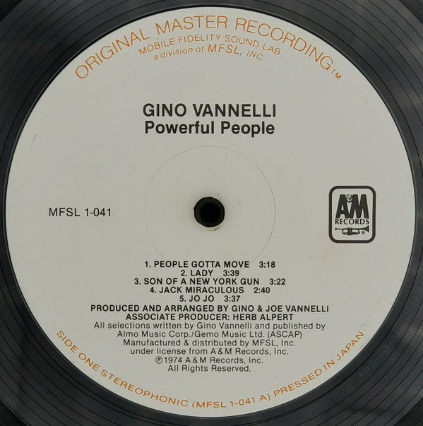 Gino Vannelli : Powerful People (LP, Album, RE, RM)