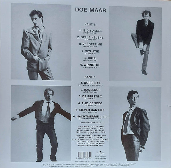 Doe Maar : Doris Day En Andere Stukken (LP, Album, RE, 180)