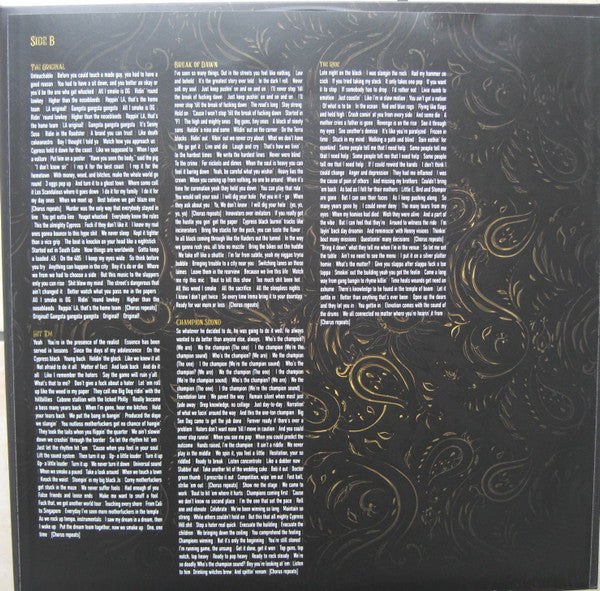 Cypress Hill : Back In Black (LP, Album)