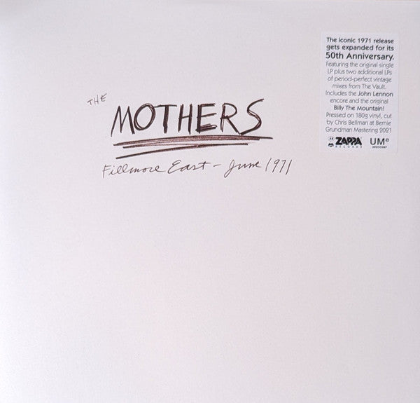The Mothers : Fillmore East - June 1971 (3xLP, Album, Ltd, RE, RM, 50t)