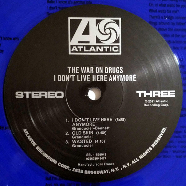 The War On Drugs : I Don't Live Here Anymore (2xLP, Album, Ltd, Blu)