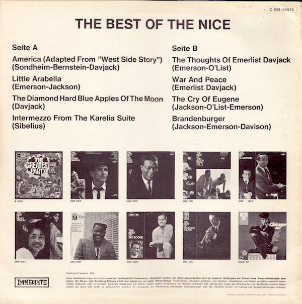 The Nice : The Best Of The Nice (LP, Comp)