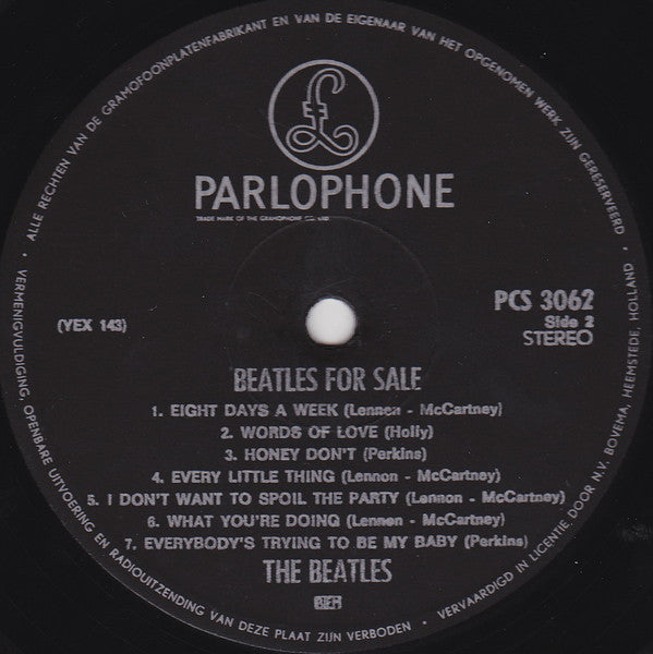 The Beatles : Beatles For Sale (LP, Album, Gat)