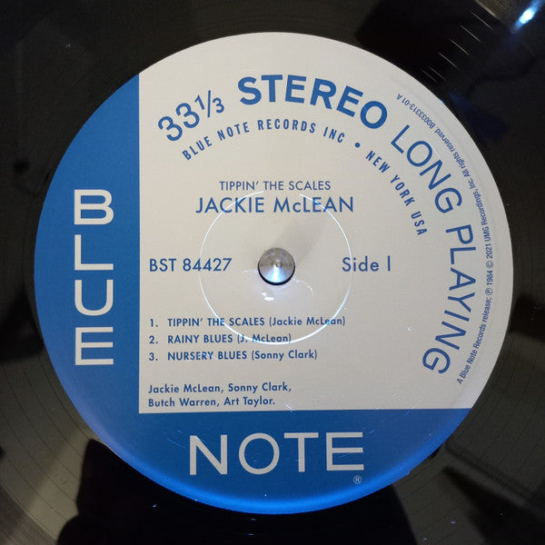 Jackie McLean : Tippin' The Scales (LP, Album, RE)