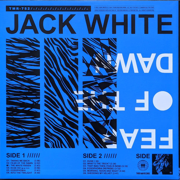 Jack White (2) : Fear Of The Dawn (LP, Album)