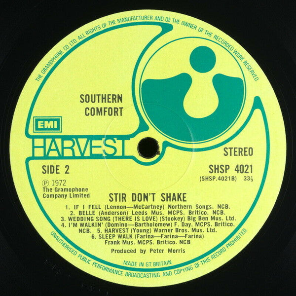 Southern Comfort (3) : Stir Don't Shake (LP)