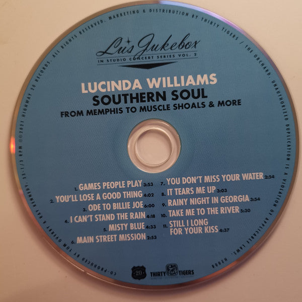 Lucinda Williams : Southern Soul: From Memphis To Muscle Shoals & More (CD, Album)