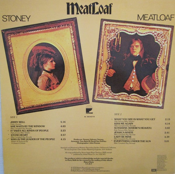 MeatLoaf* : Featuring Stoney & Meatloaf (LP, Album)