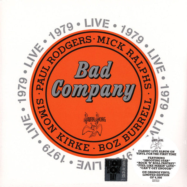 Bad Company (3) : Live 1979 (2xLP, Album, Ltd, Tra)