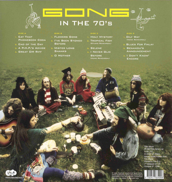 Gong : Gong In The 70's (LP, Pin + LP, Blu + Album, RE)